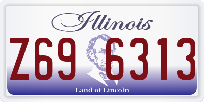 IL license plate Z696313