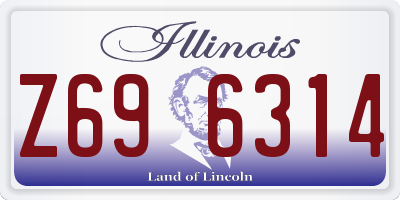 IL license plate Z696314