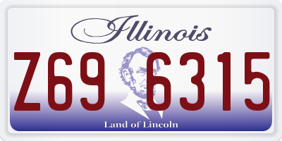 IL license plate Z696315