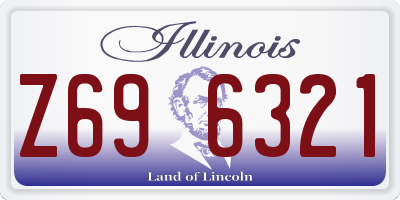 IL license plate Z696321