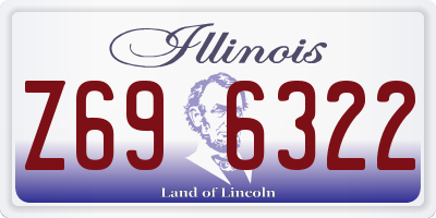 IL license plate Z696322