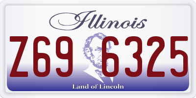 IL license plate Z696325