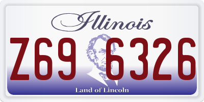 IL license plate Z696326