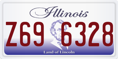 IL license plate Z696328