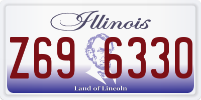 IL license plate Z696330