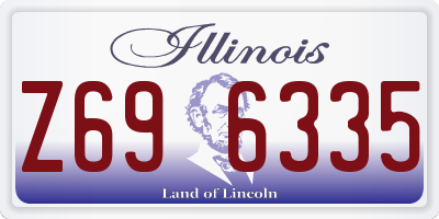 IL license plate Z696335