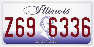 IL license plate Z696336