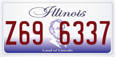 IL license plate Z696337