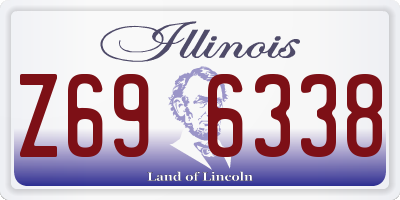 IL license plate Z696338