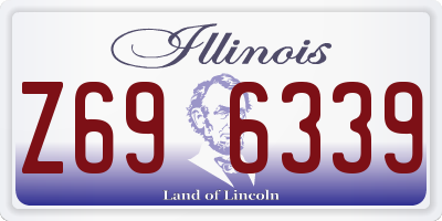 IL license plate Z696339