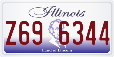 IL license plate Z696344