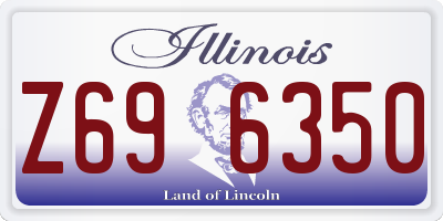IL license plate Z696350