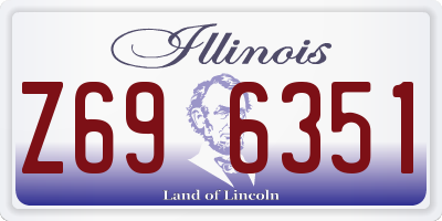 IL license plate Z696351