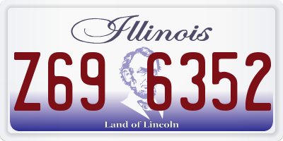 IL license plate Z696352