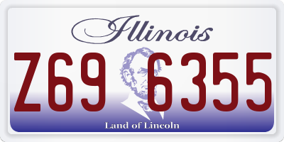 IL license plate Z696355