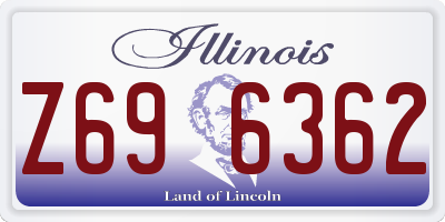 IL license plate Z696362