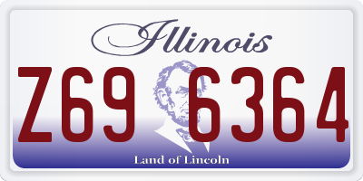 IL license plate Z696364