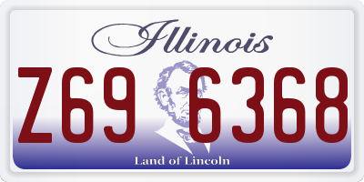 IL license plate Z696368