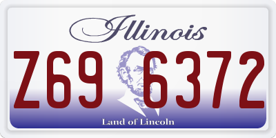 IL license plate Z696372