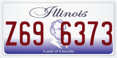 IL license plate Z696373