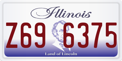 IL license plate Z696375