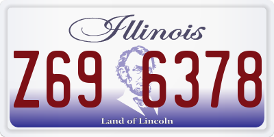 IL license plate Z696378