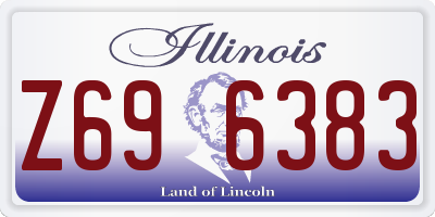 IL license plate Z696383