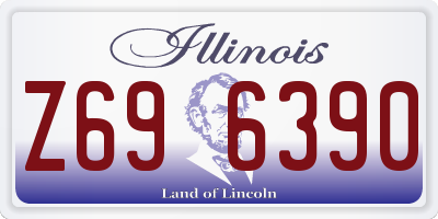 IL license plate Z696390