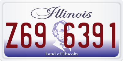 IL license plate Z696391