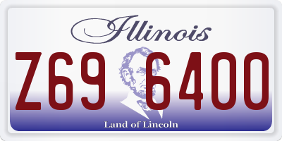 IL license plate Z696400