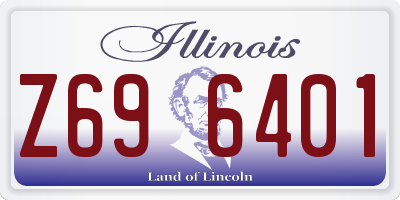 IL license plate Z696401
