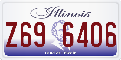 IL license plate Z696406