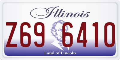 IL license plate Z696410