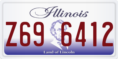 IL license plate Z696412