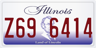 IL license plate Z696414