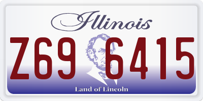 IL license plate Z696415