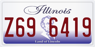 IL license plate Z696419