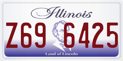 IL license plate Z696425