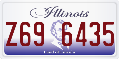 IL license plate Z696435