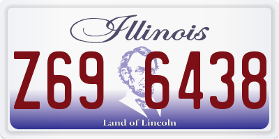 IL license plate Z696438