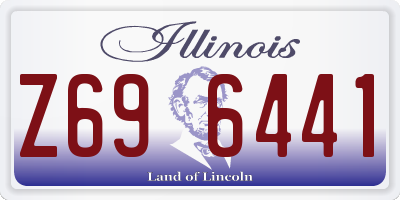 IL license plate Z696441