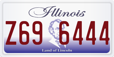 IL license plate Z696444