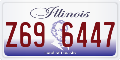 IL license plate Z696447