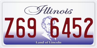 IL license plate Z696452