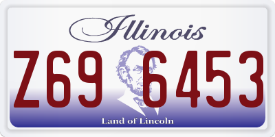 IL license plate Z696453