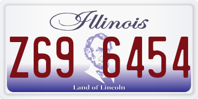 IL license plate Z696454