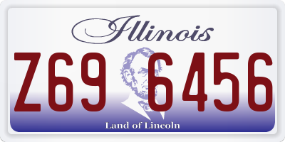 IL license plate Z696456
