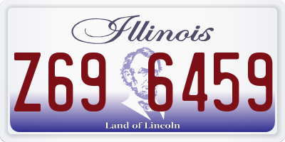 IL license plate Z696459