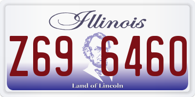 IL license plate Z696460