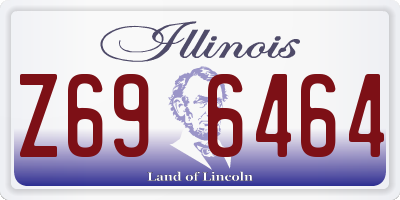 IL license plate Z696464